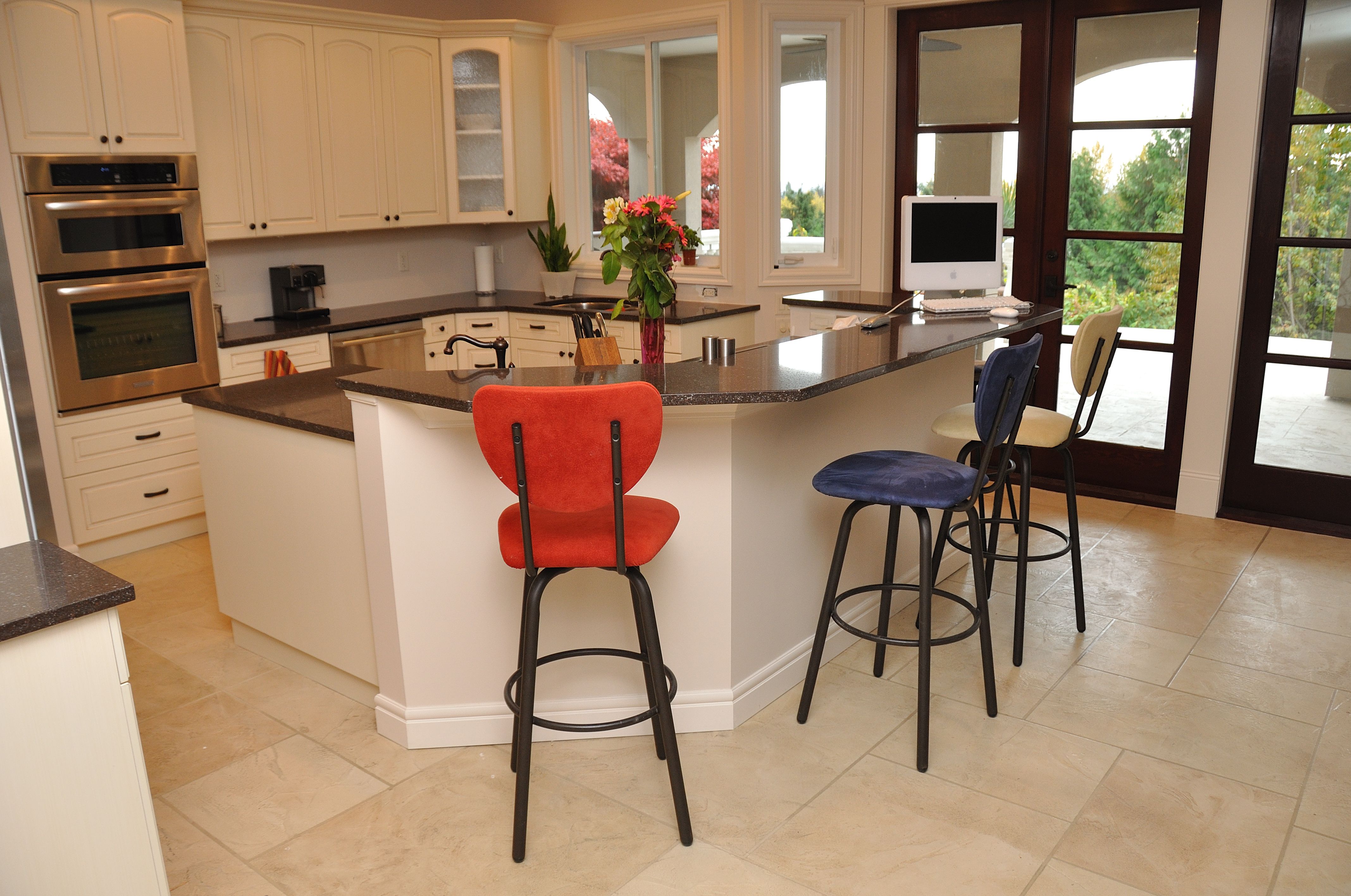 Residential kitchen with StoneCraft flooring